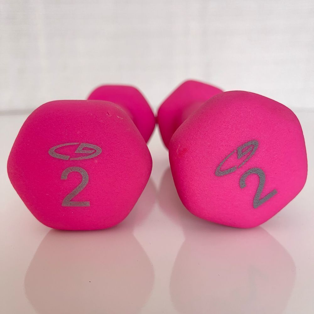 Champion C9 Neoprene 2 Pound Pink Hand Weights